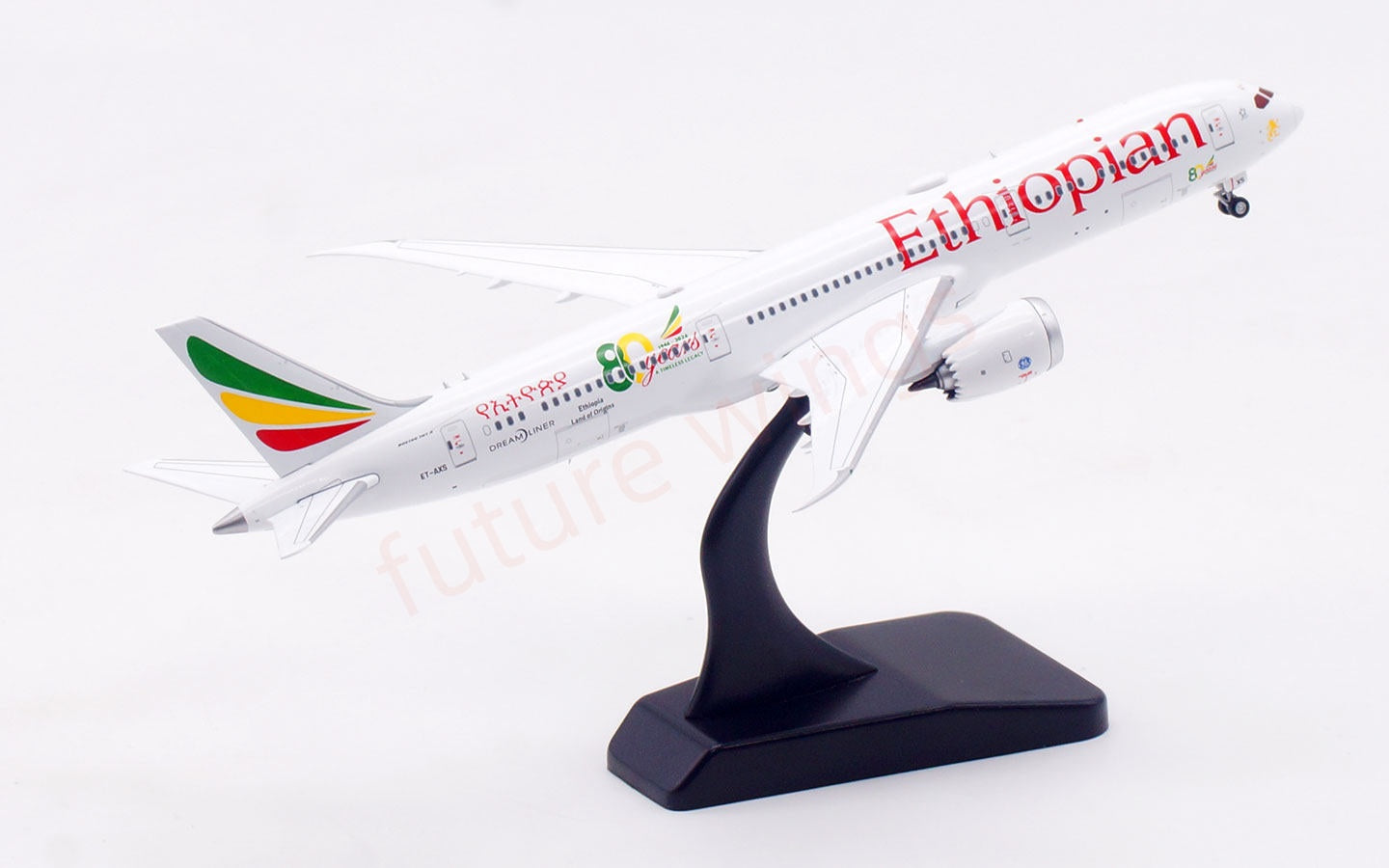 1:400 Aviation400 Ethiopian Airlines B787-9 ET-AXS Free Tractor +Stand