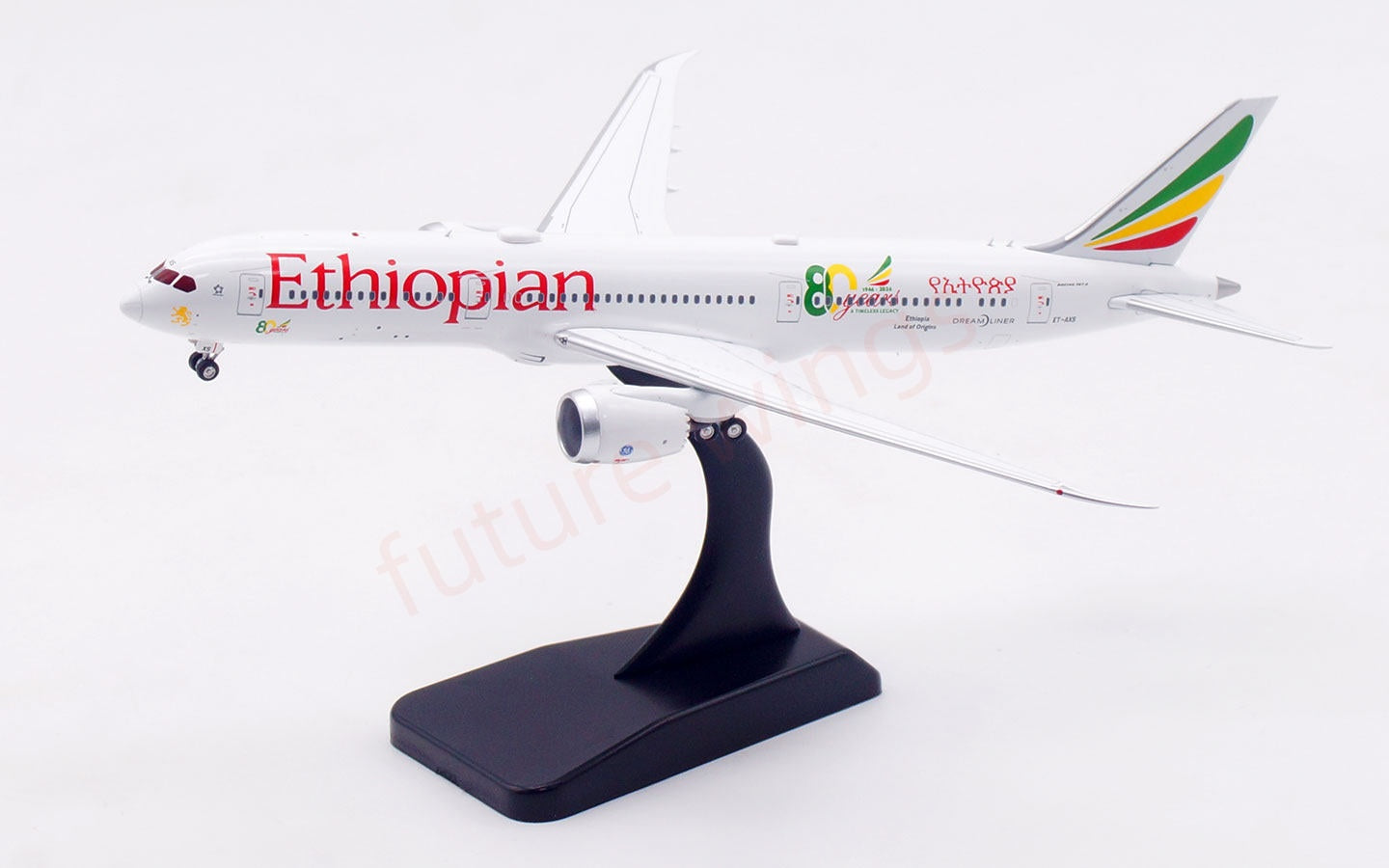 1:400 Aviation400 Ethiopian Airlines B787-9 ET-AXS Free Tractor +Stand
