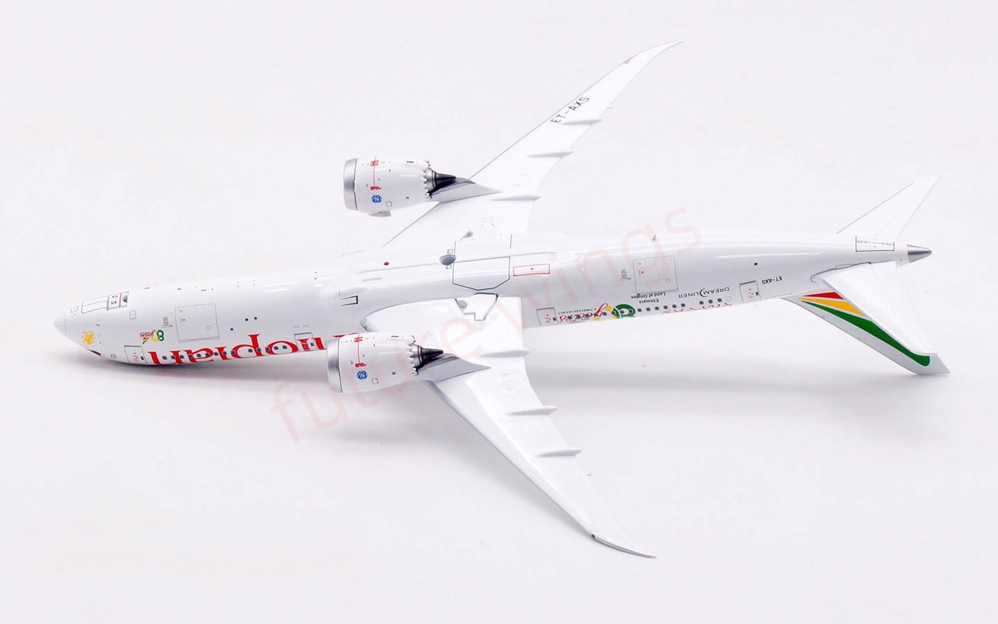 1:400 Aviation400 Ethiopian Airlines B787-9 ET-AXS Free Tractor +Stand