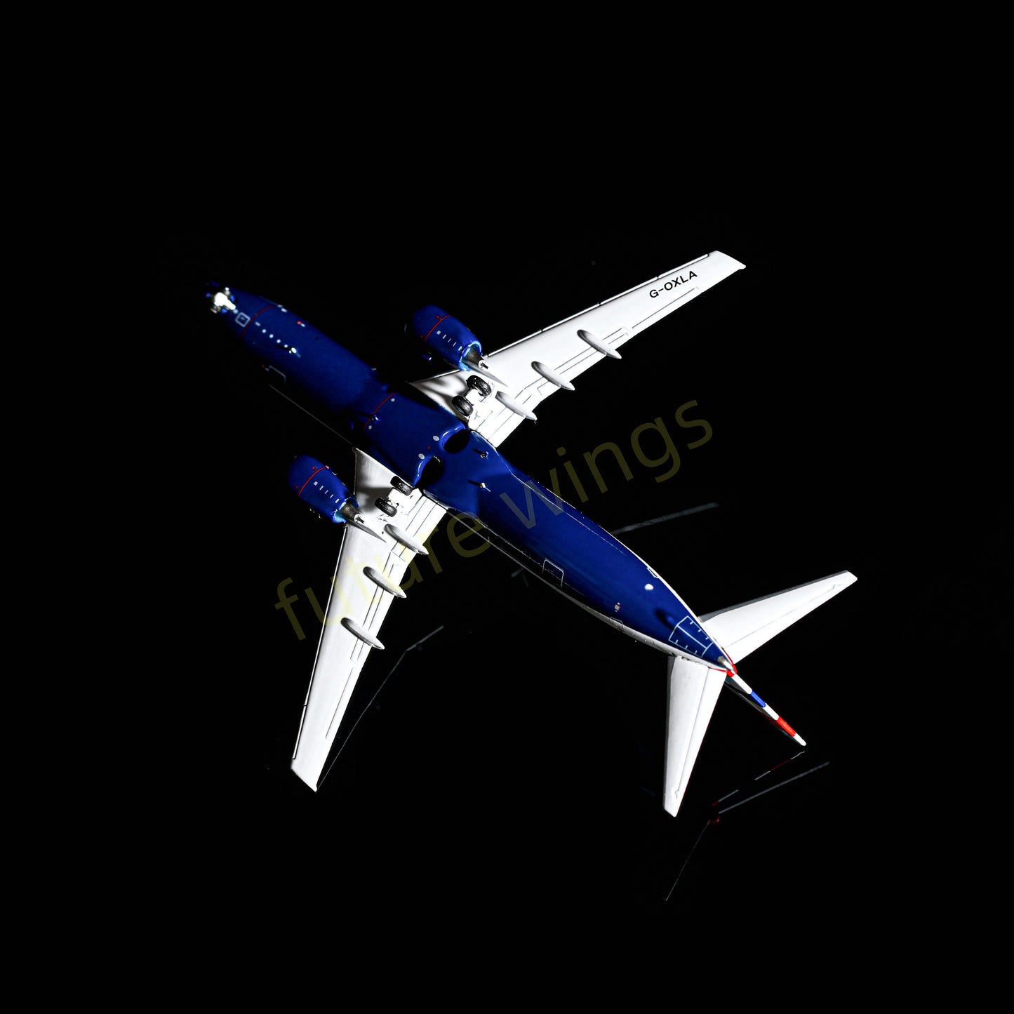 1:400 ARD Model(AeroPolaris) British Airways B737-800 G-OXLA Aircraft Model+Free Tractor