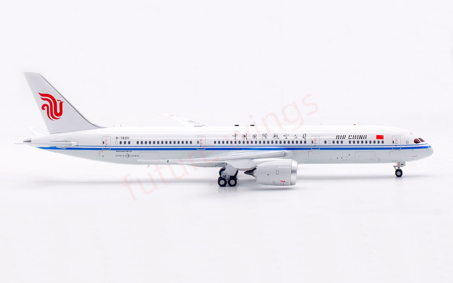 1:400 Aviation400 Air China B787-9 B-7899 Aircraft Model Free Tractor +Stand
