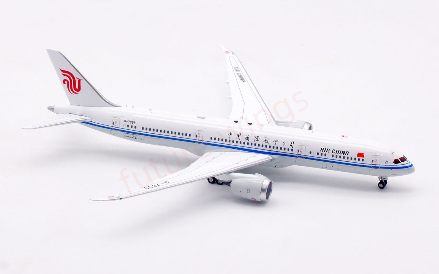 1:400 Aviation400 Air China B787-9 B-7899 Aircraft Model Free Tractor +Stand