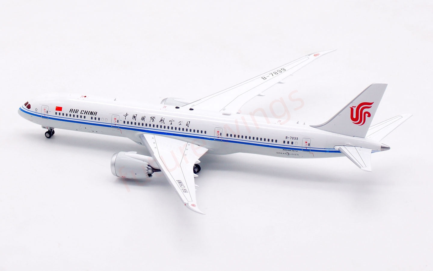 1:400 Aviation400 Air China B787-9 B-7899 Aircraft Model Free Tractor +Stand