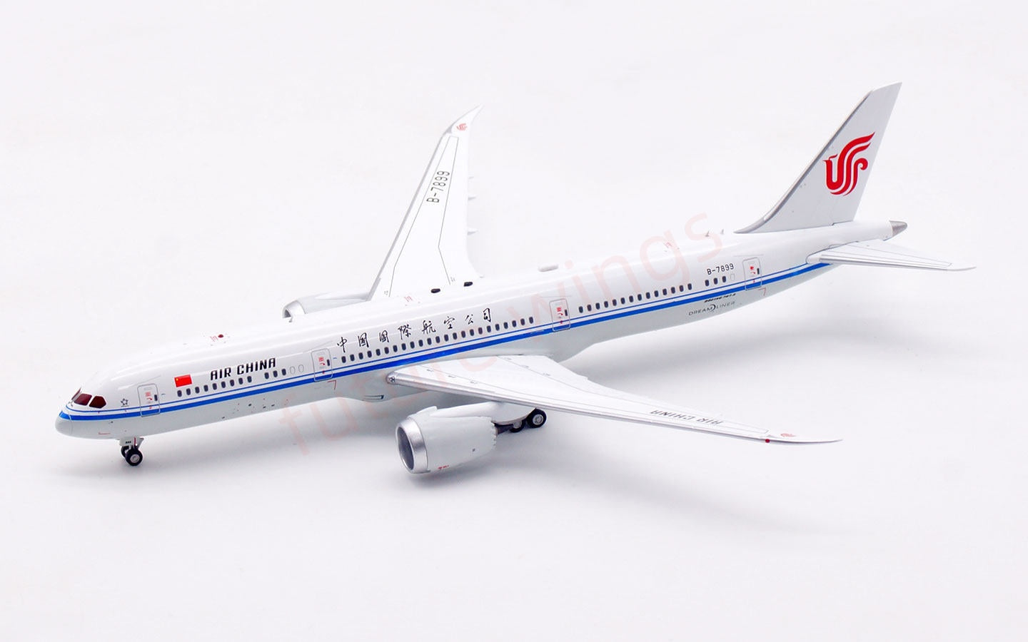 1:400 Aviation400 Air China B787-9 B-7899 Aircraft Model Free Tractor +Stand