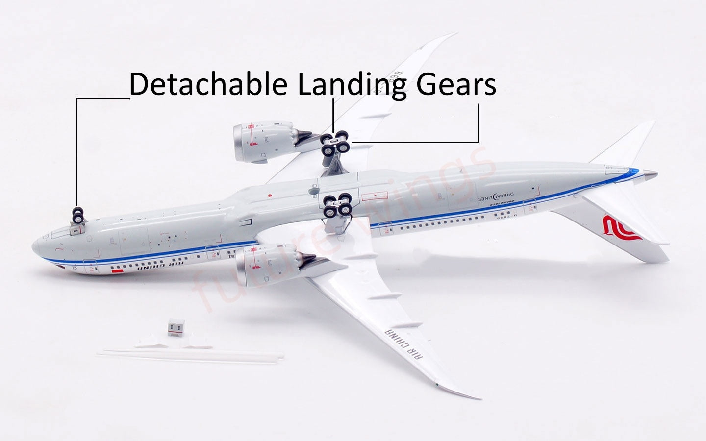 1:400 Aviation400 Air China B787-9 B-7899 Aircraft Model Free Tractor +Stand