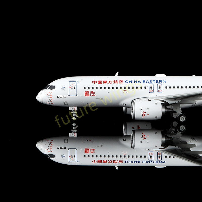 1:400 YY Wings China Eastern Airlines C919 B-919A Aircraft Model+Free Tractor