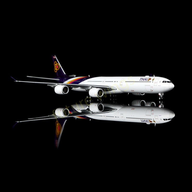 1:400 YY Wings Thai Airways A340-600 HS-TNA Aircraft Model+Free Tractor