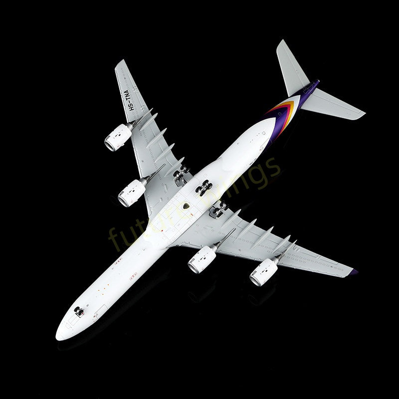 1:400 YY Wings Thai Airways A340-600 HS-TNA Aircraft Model+Free Tractor