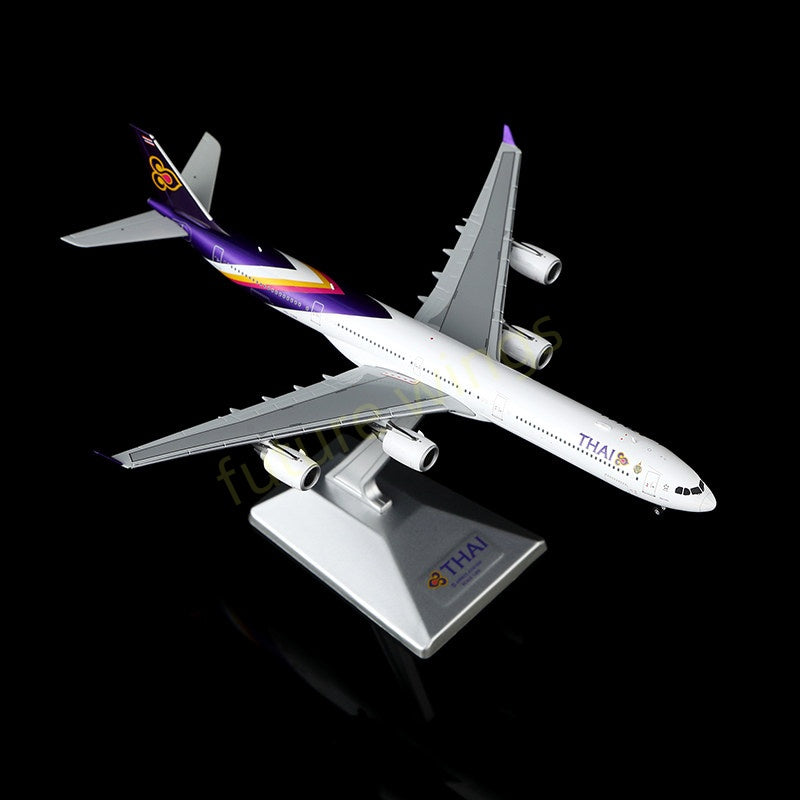 1:400 YY Wings Thai Airways A340-600 HS-TNA Aircraft Model+Free Tractor