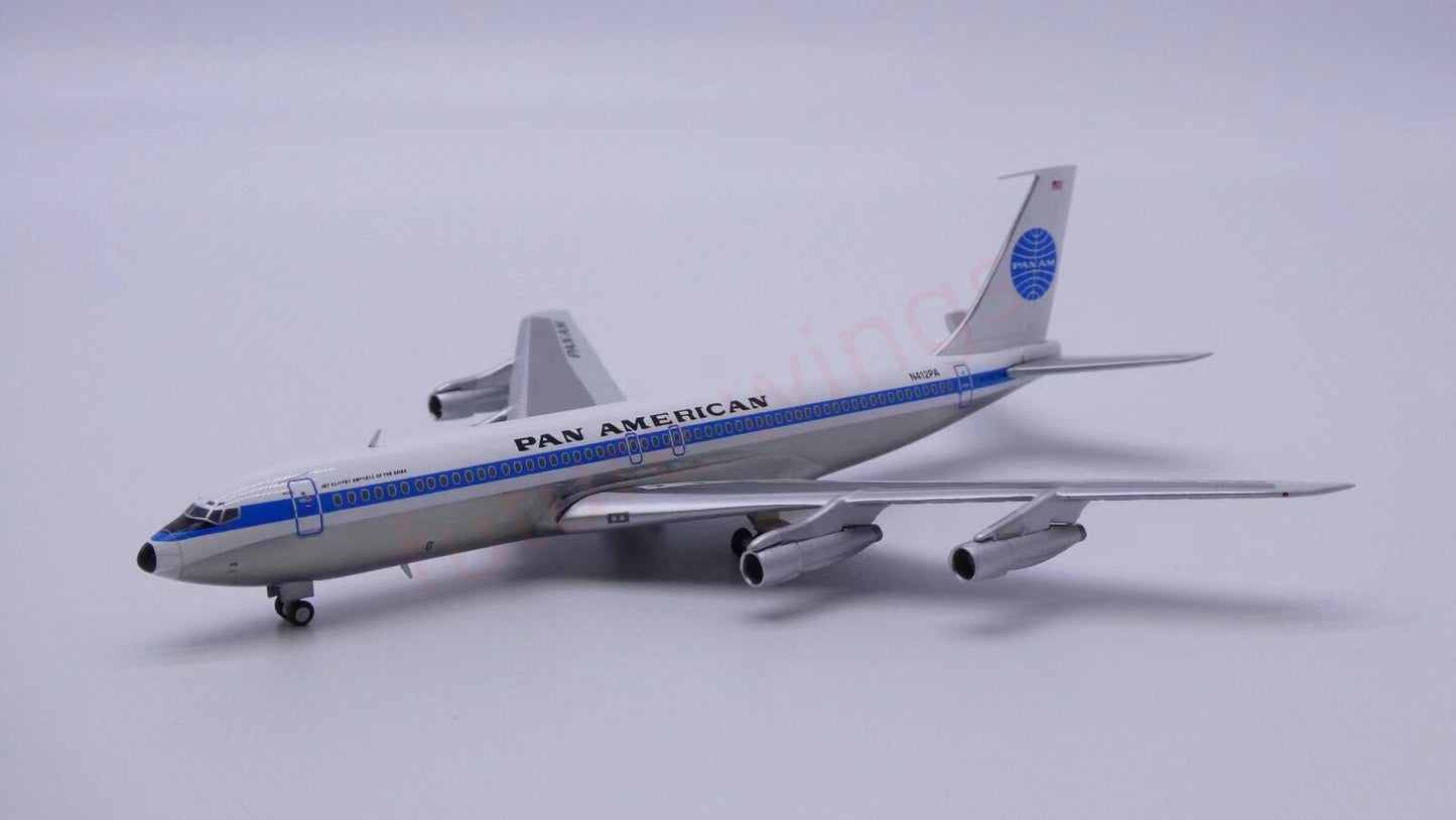 1:400 Z² Model Pan AM B707-300 N412PA Aircraft Model+Free Tractor