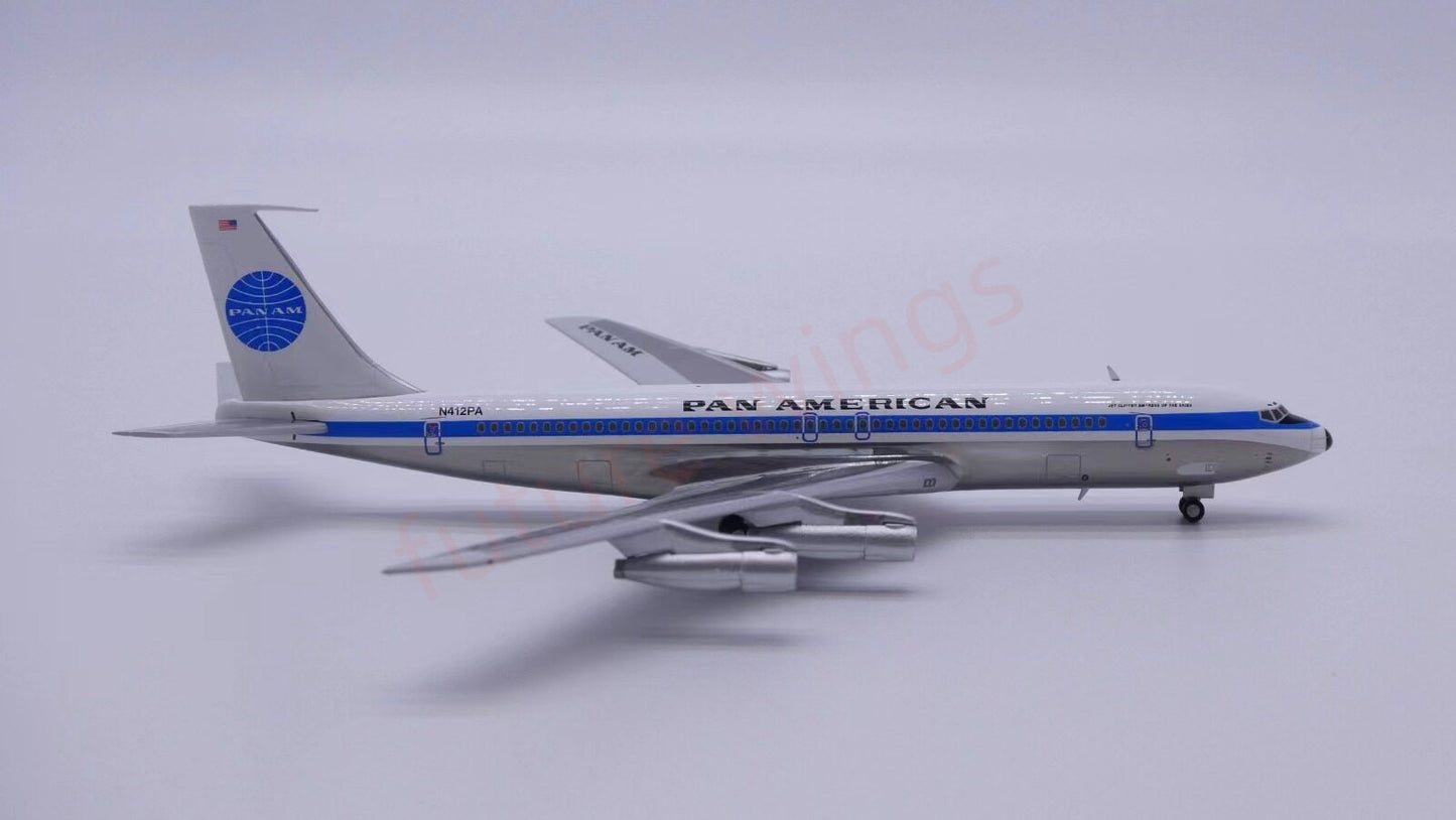 1:400 Z² Model Pan AM B707-300 N412PA Aircraft Model+Free Tractor