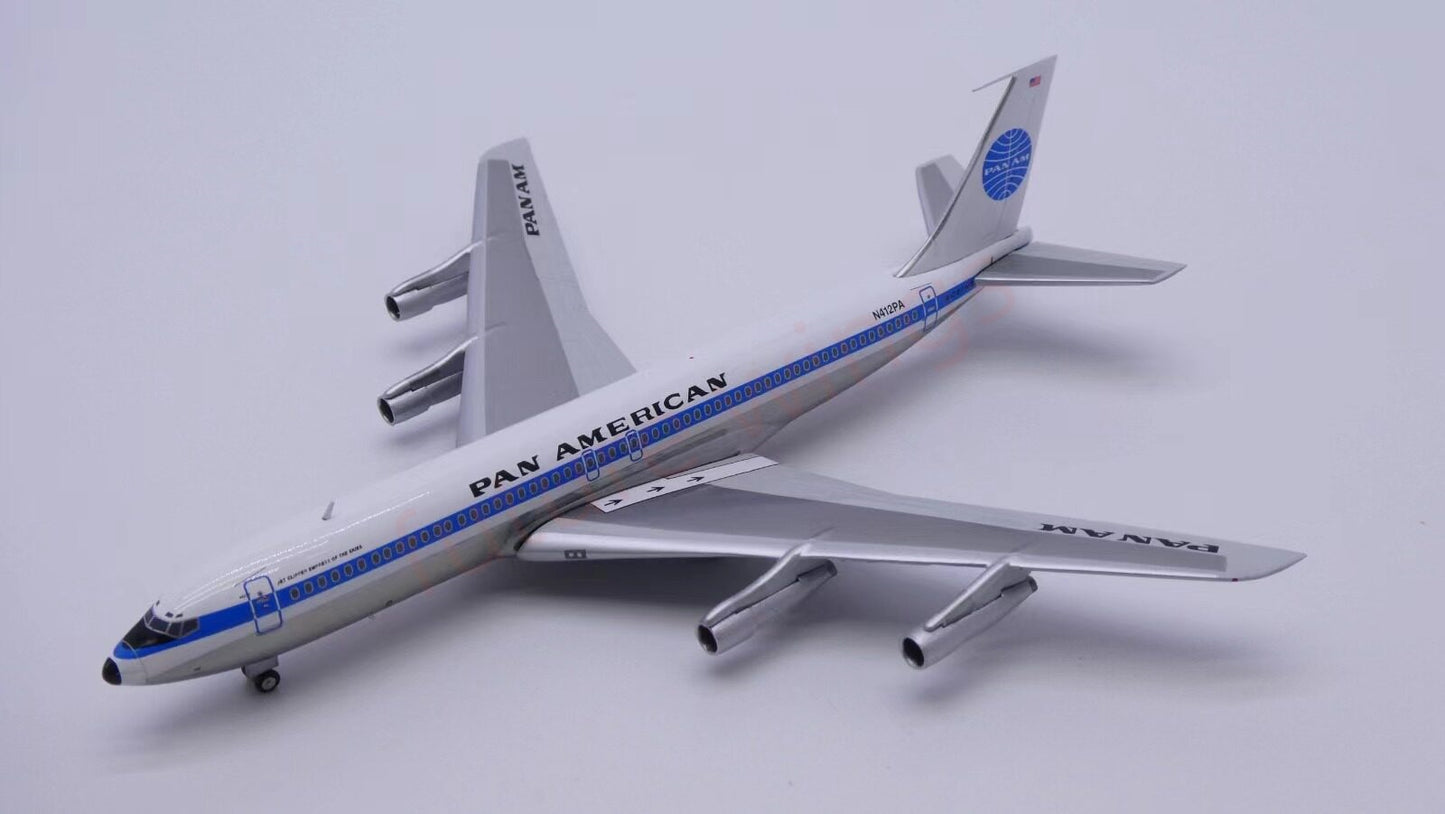 1:400 Z² Model Pan AM B707-300 N412PA Aircraft Model+Free Tractor