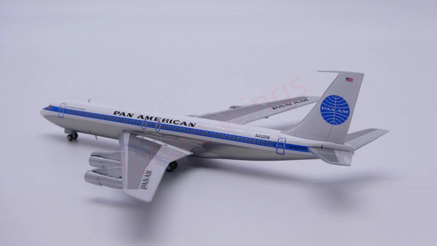 1:400 Z² Model Pan AM B707-300 N412PA Aircraft Model+Free Tractor