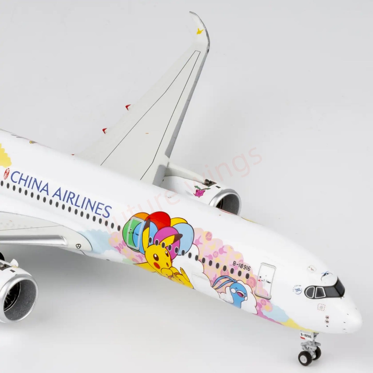 1:400 NG Models NG39133 China Airlines A350-900 B-18916 Aircraft Model+Free Tractor"Luxury Package"