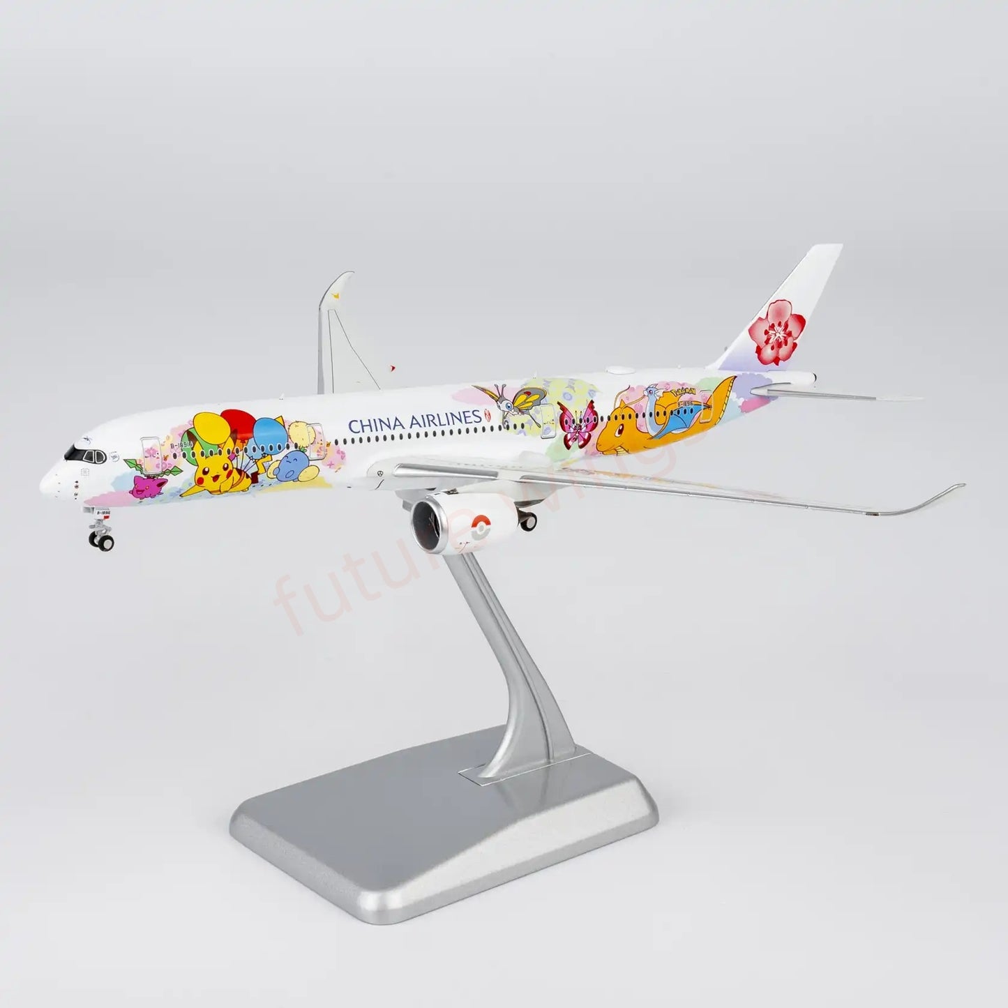 1:400 NG Models NG39133 China Airlines A350-900 B-18916 Aircraft Model+Free Tractor"Luxury Package"