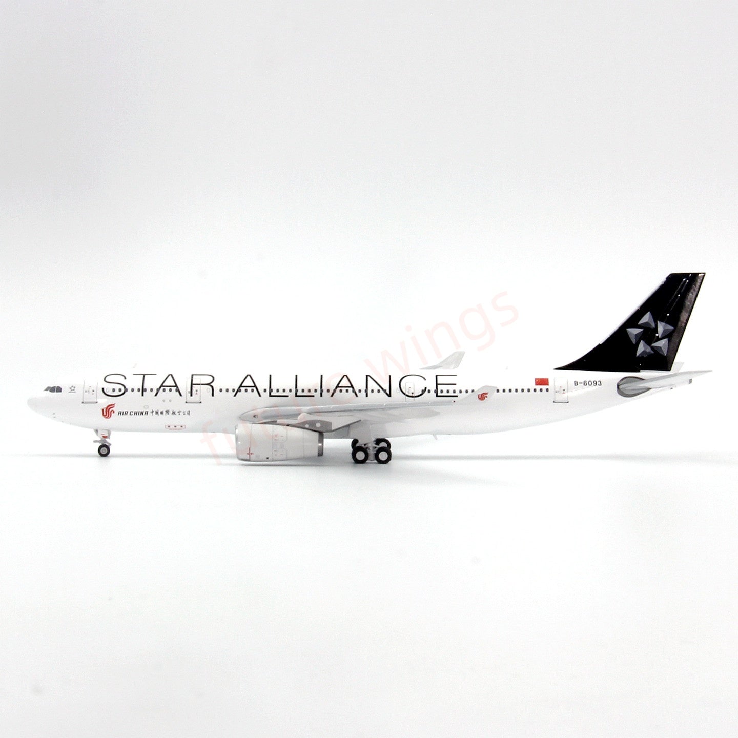 1:400 GeminiStar Air China A330-200 B-6093 Aircraft Model+Free Tractor