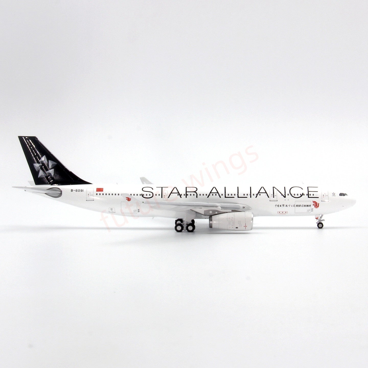 1:400 GeminiStar Air China A330-200 B-6091 Aircraft Model+Free Tractor