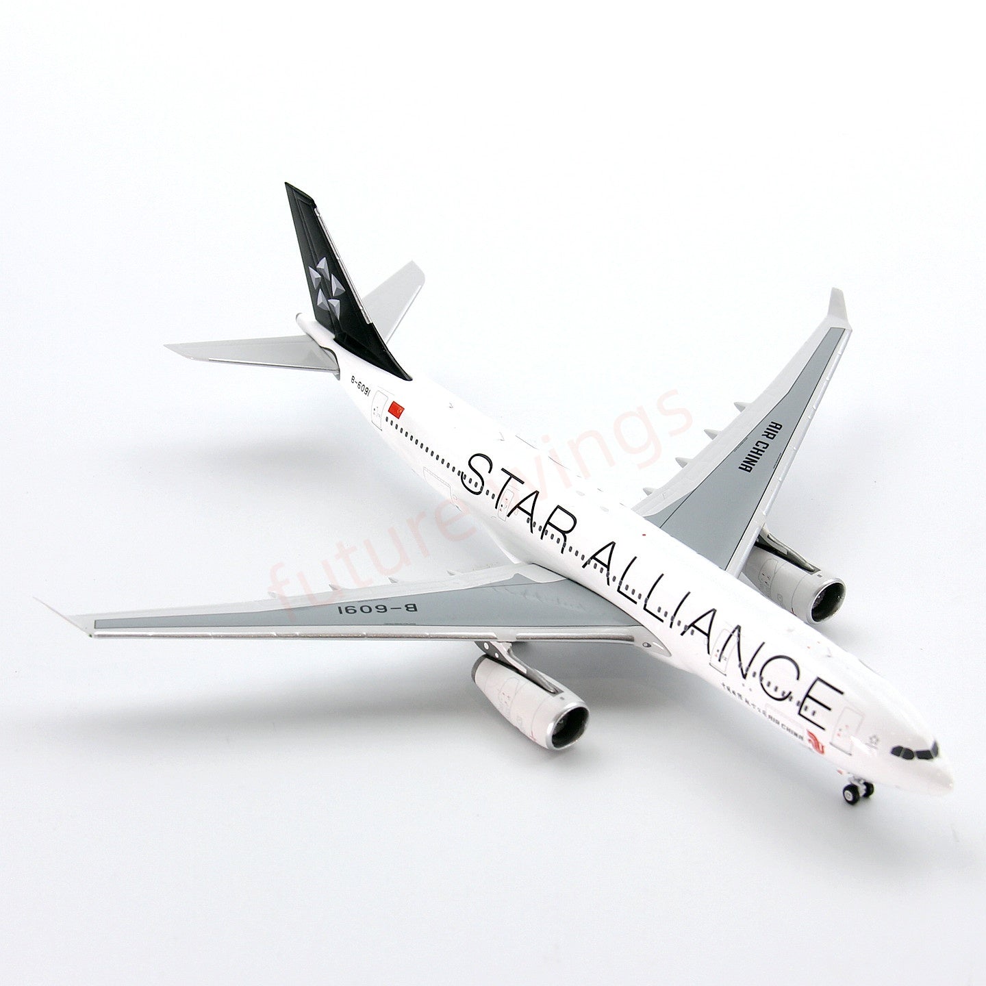 1:400 GeminiStar Air China A330-200 B-6091 Aircraft Model+Free Tractor