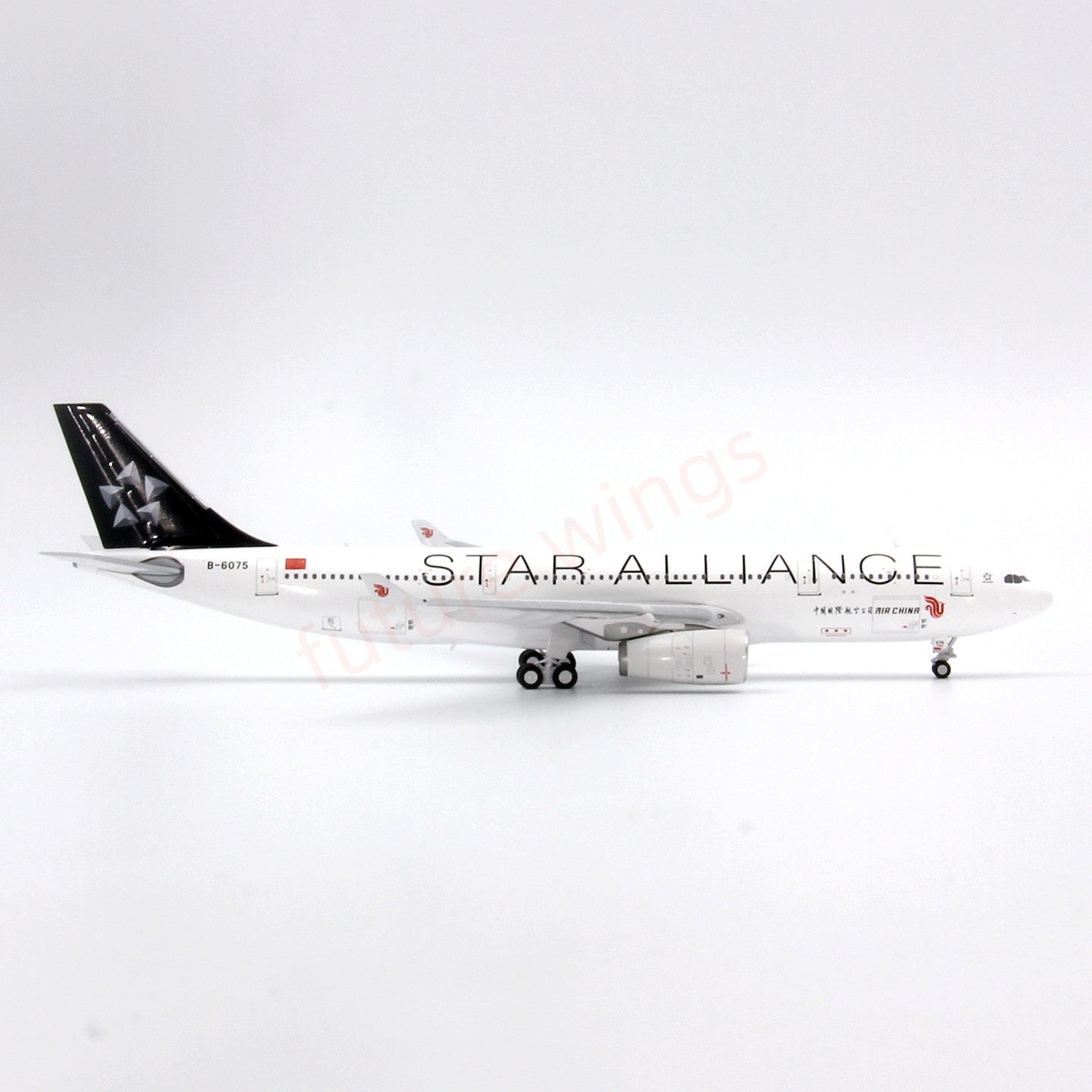 1:400 GeminiStar Air China A330-200 B-6075 Aircraft Model+Free Tractor