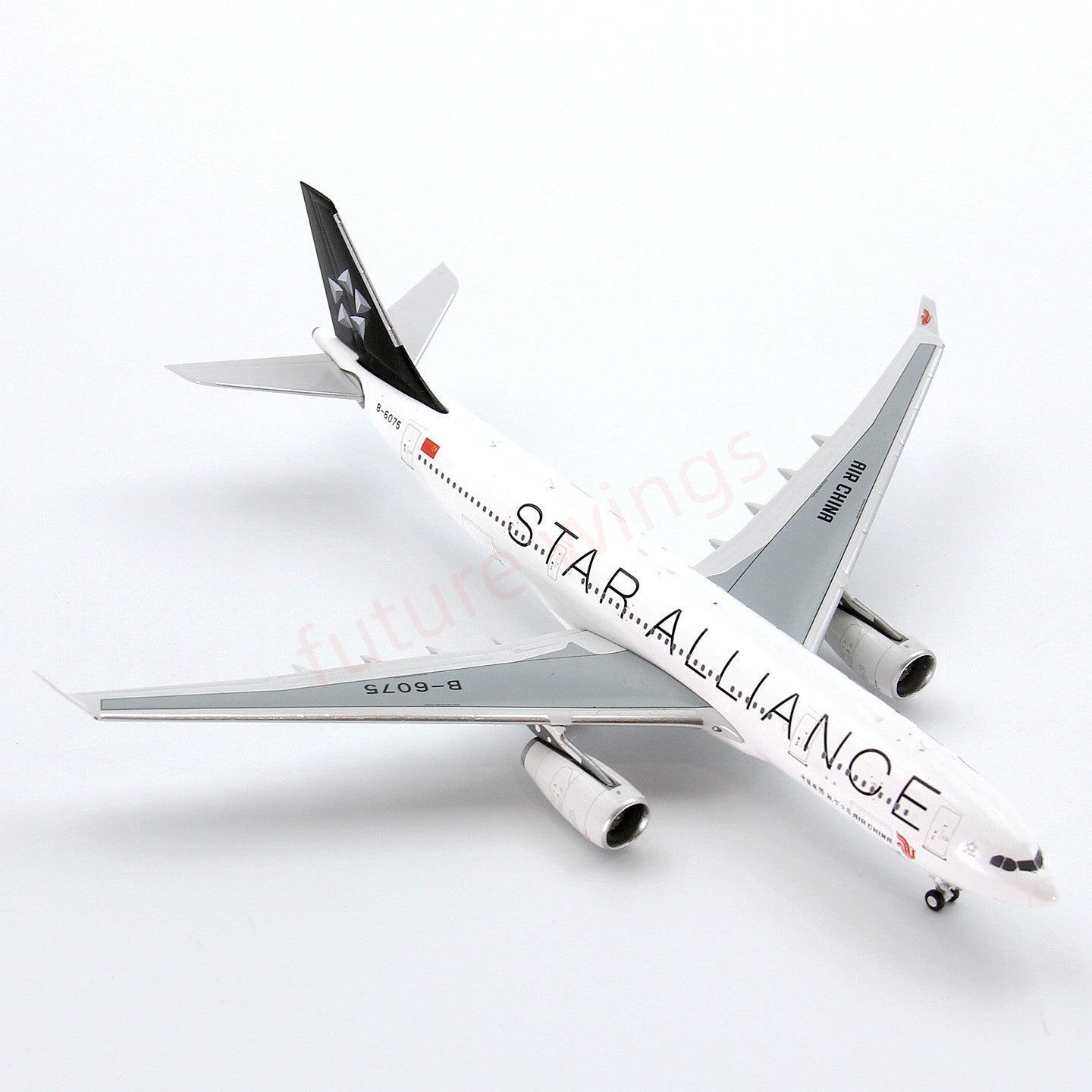 1:400 GeminiStar Air China A330-200 B-6075 Aircraft Model+Free Tractor