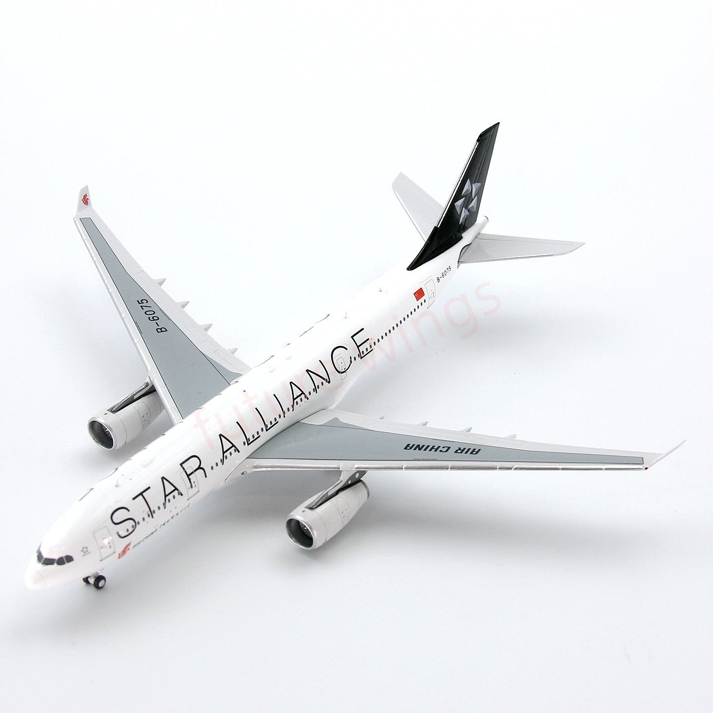 1:400 GeminiStar Air China A330-200 B-6075 Aircraft Model+Free Tractor