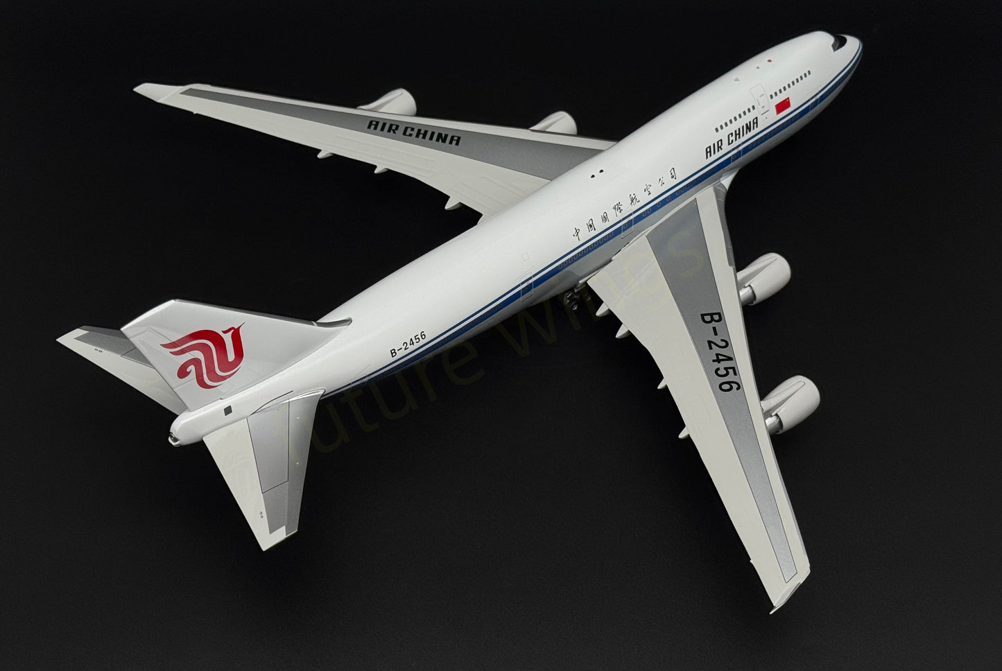 1:200 KJ Models(InFlight200) Air China B747-400 Combi B-2456 Diecast Aircraft Model