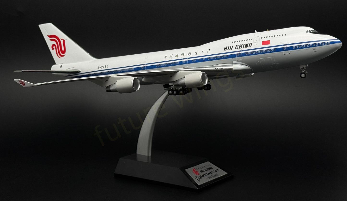 1:200 KJ Models(InFlight200) Air China B747-400 Combi B-2456 Diecast Aircraft Model