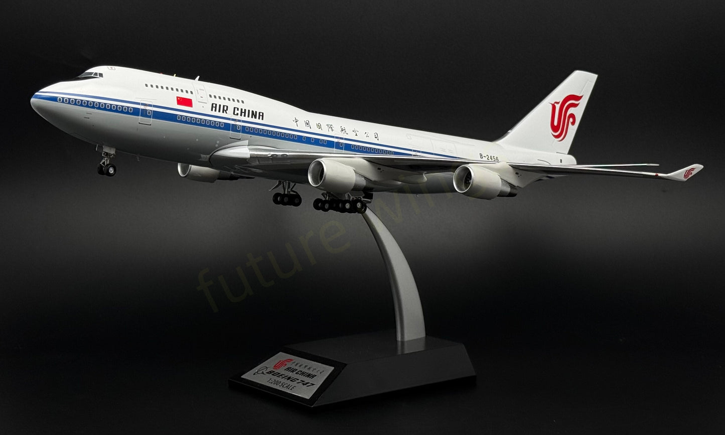 1:200 KJ Models(InFlight200) Air China B747-400 Combi B-2456 Diecast Aircraft Model