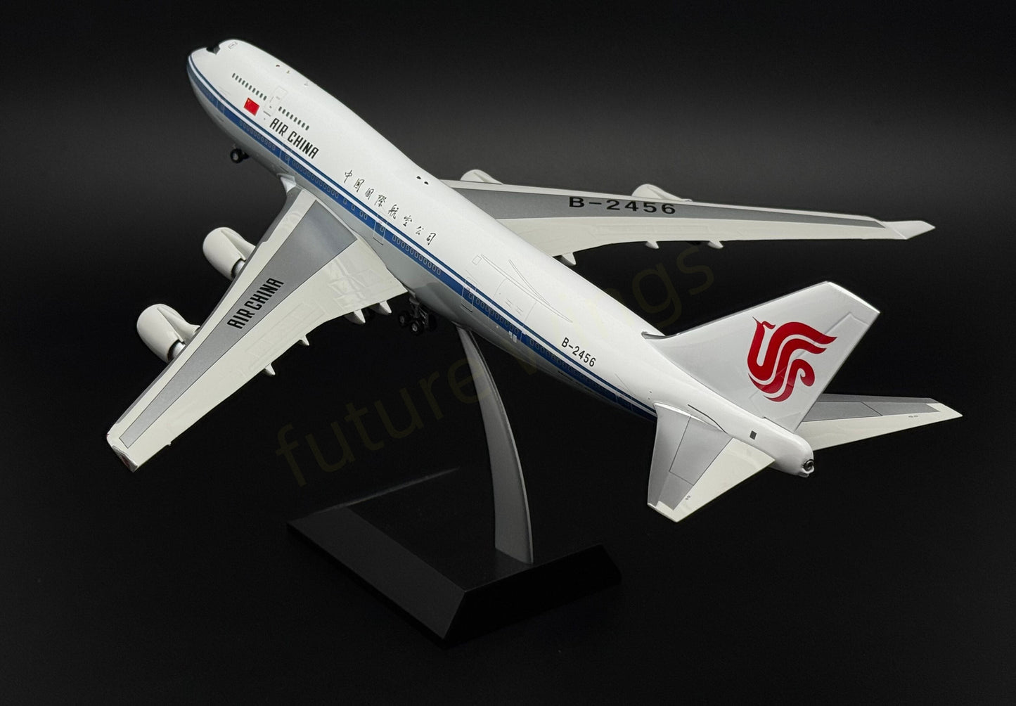1:200 KJ Models(InFlight200) Air China B747-400 Combi B-2456 Diecast Aircraft Model
