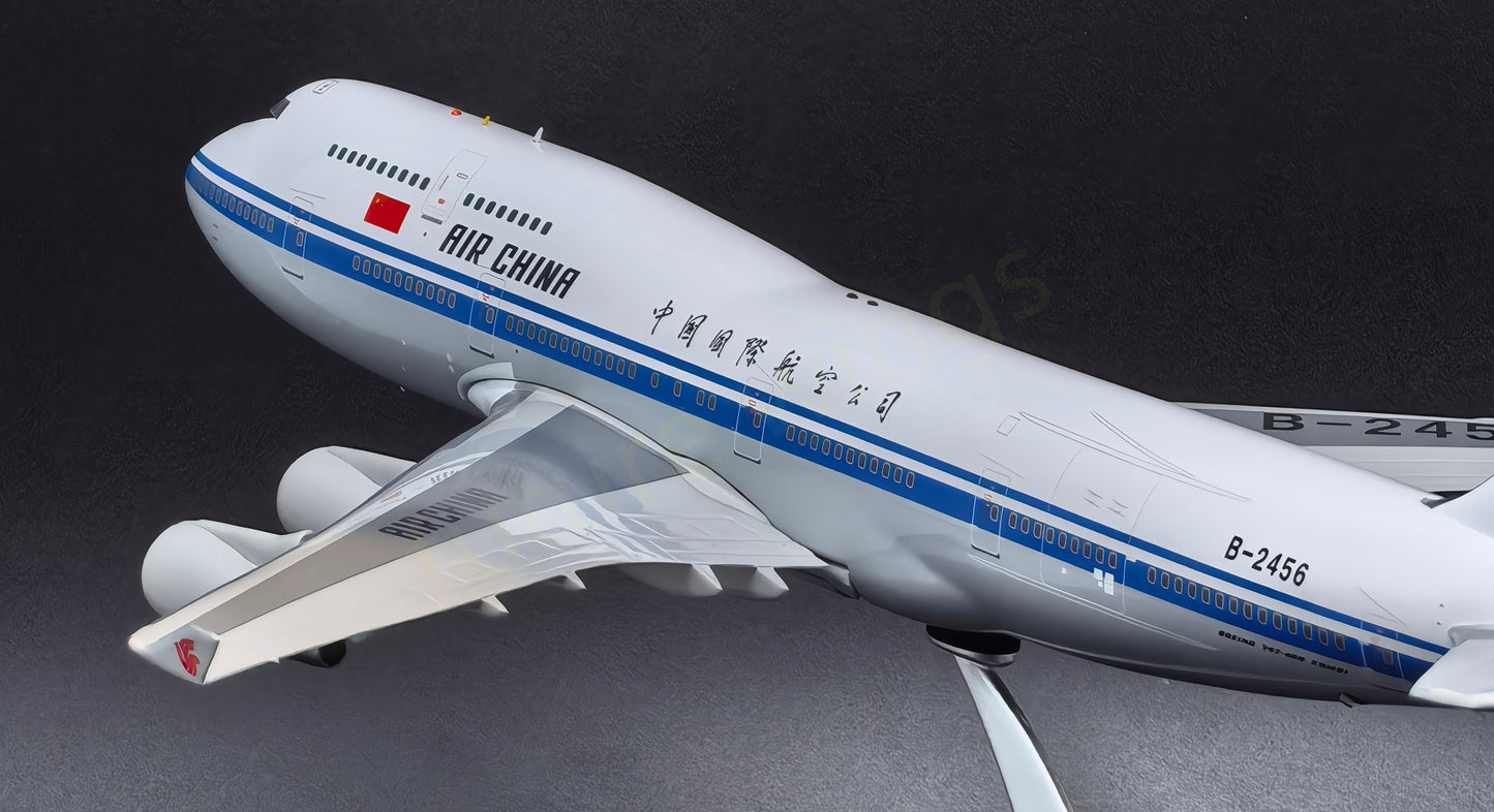 1:200 KJ Models(InFlight200) Air China B747-400 Combi B-2456 Diecast Aircraft Model