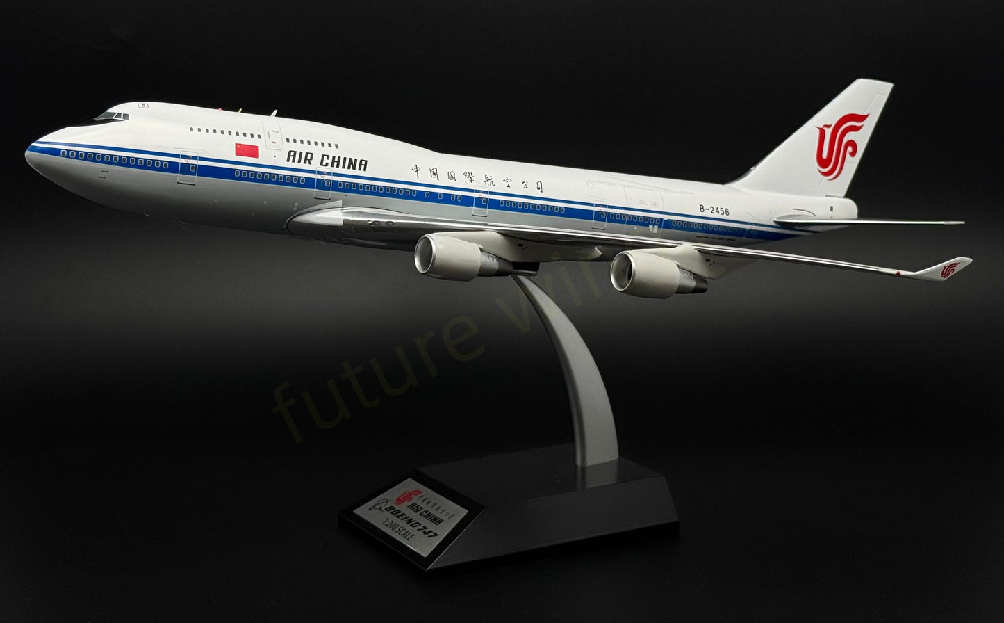 1:200 KJ Models(InFlight200) Air China B747-400 Combi B-2456 Diecast Aircraft Model