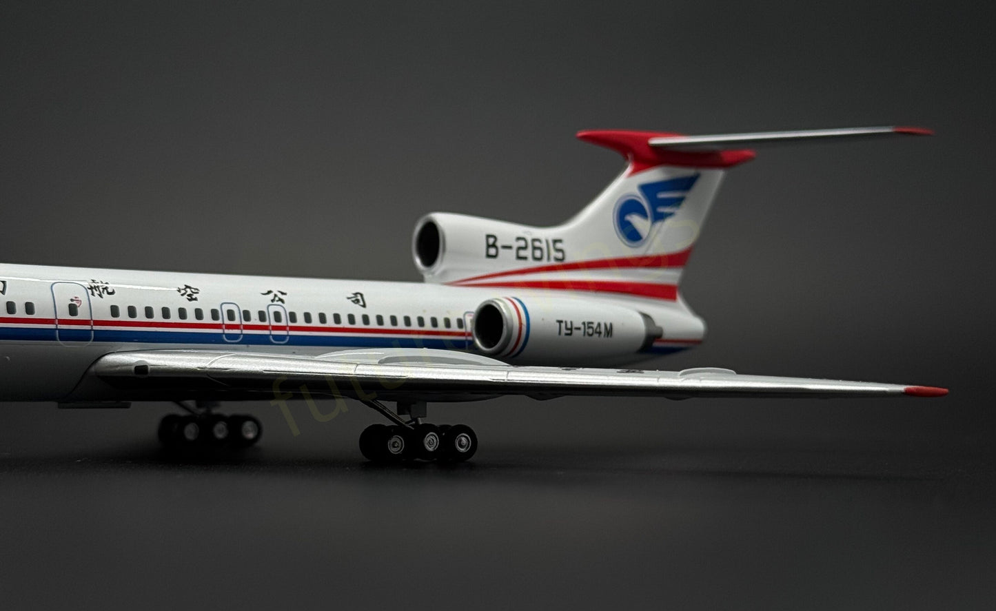 1:200 KJ Models(JC Wings) China Southwest Airlines Tupolev Tu-154M B-2615 Diecast Aircraft Model