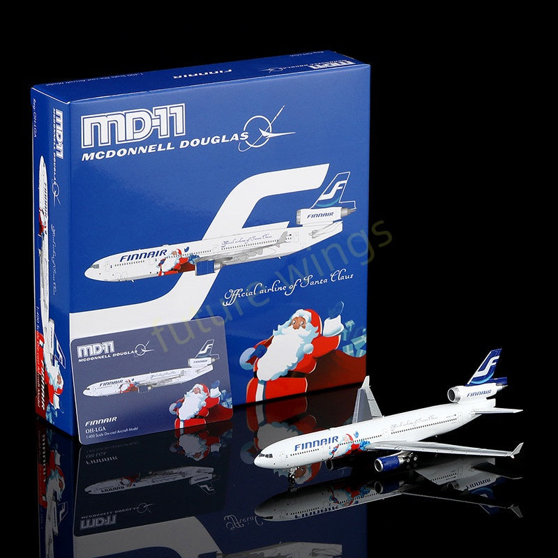 1:400 HX Models Finnair MD-11 OH-LGA OH-LGB OH-LGC OH-LGD OH-LGF +Free Tractor