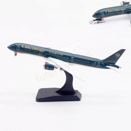 1:400 Aviation400 Royal Jordanian Airlines B787-9 JY-RBA Aircraft Model Free Tractor +Stand