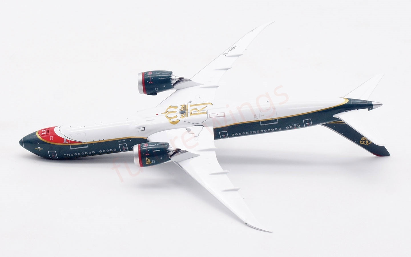 1:400 Aviation400 Royal Jordanian Airlines B787-9 JY-RBA Aircraft Model Free Tractor +Stand
