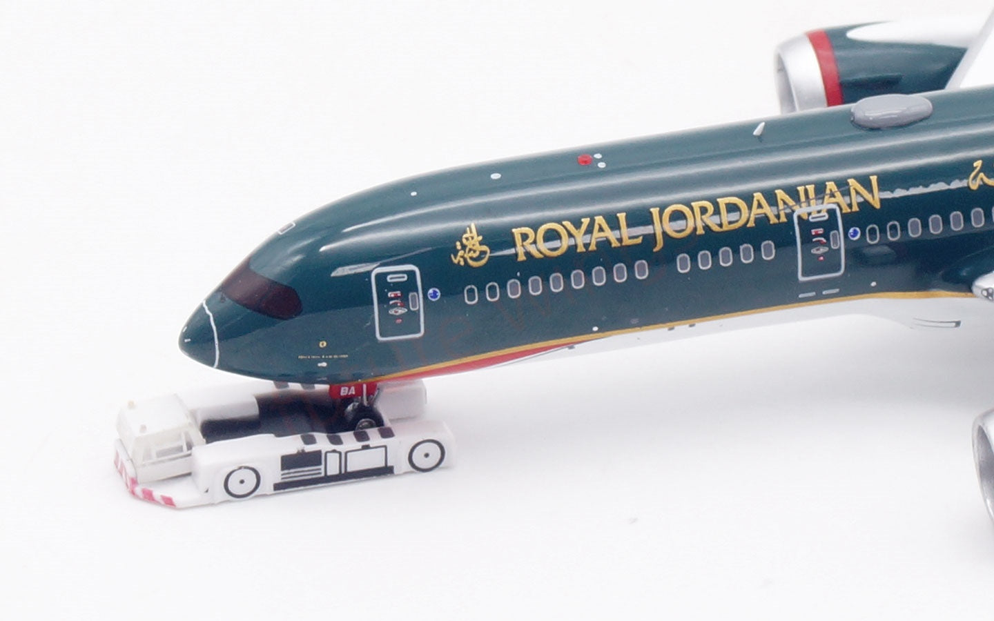 1:400 Aviation400 Royal Jordanian Airlines B787-9 JY-RBA Aircraft Model Free Tractor +Stand