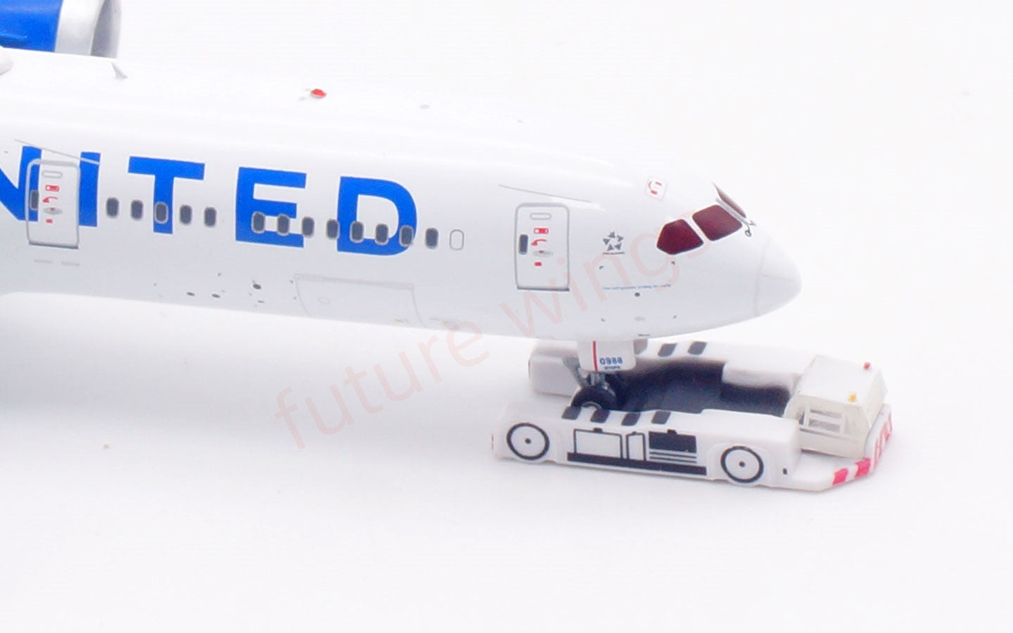 1:400 Aviation400 United Airlines B787-9 N24988 Aircraft Model Free Tractor +Stand