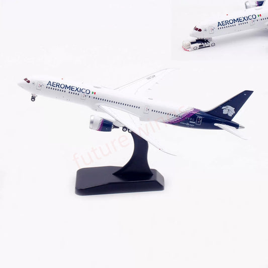 1:400 Aviation400 AeroMexico B787-9 N815AM Aircraft Model Free Tractor +Stand