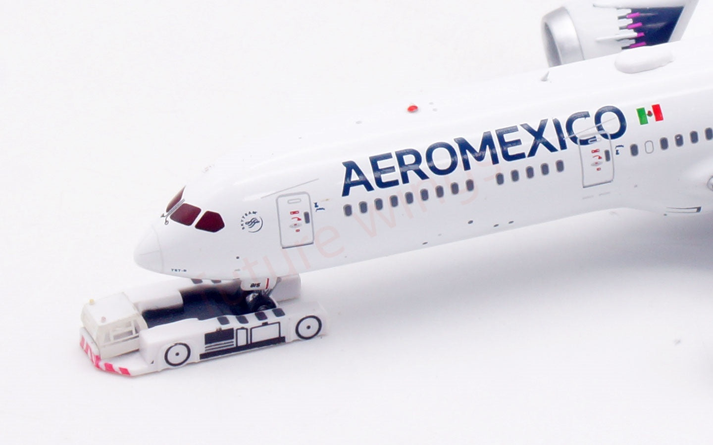 1:400 Aviation400 AeroMexico B787-9 N815AM Aircraft Model Free Tractor +Stand