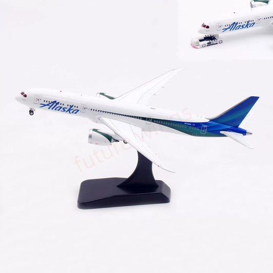 1:400 Aviation400 Alaska Airlines B787-9 N784HA Free Tractor+Stand