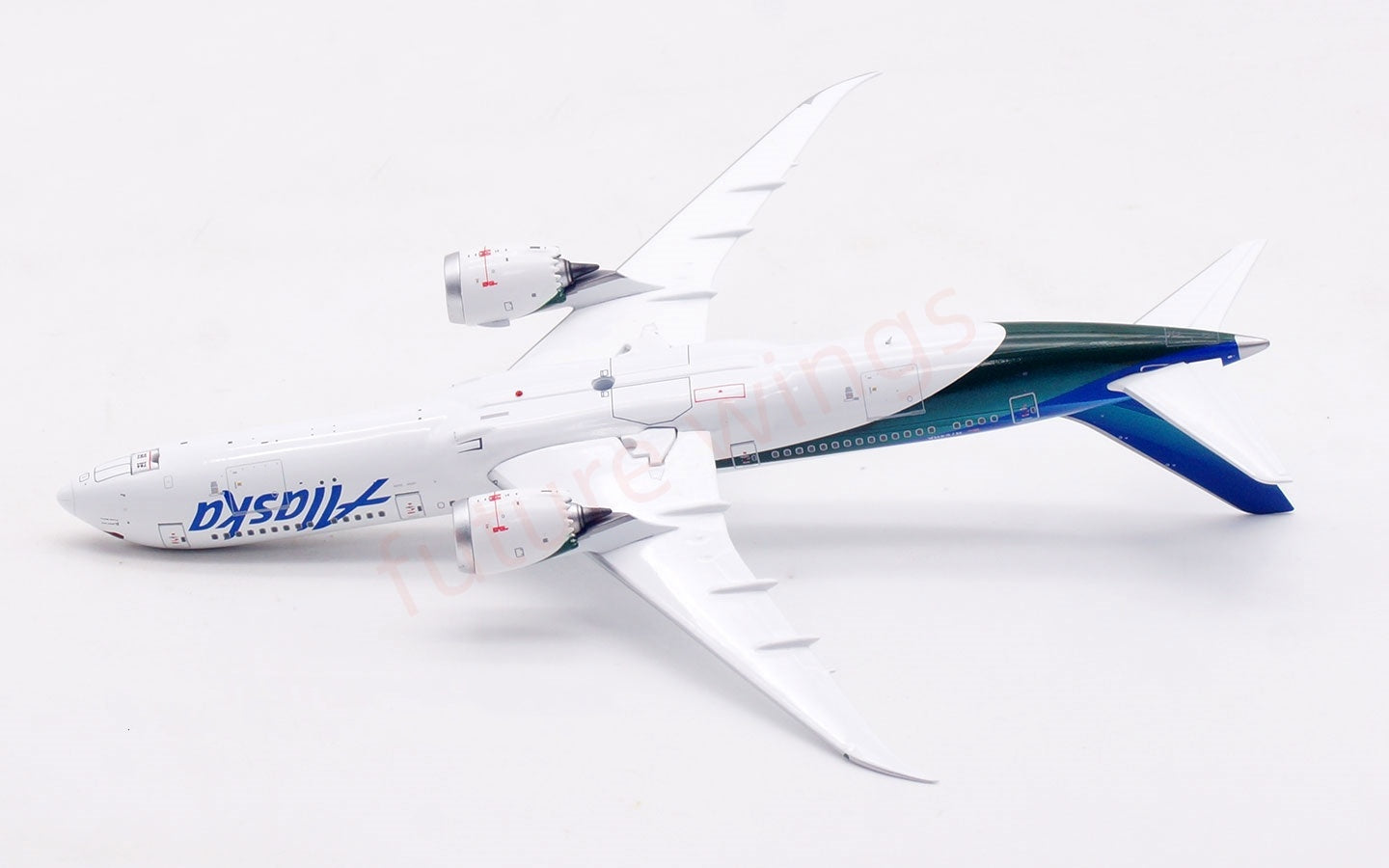 1:400 Aviation400 Alaska Airlines B787-9 N784HA Free Tractor+Stand