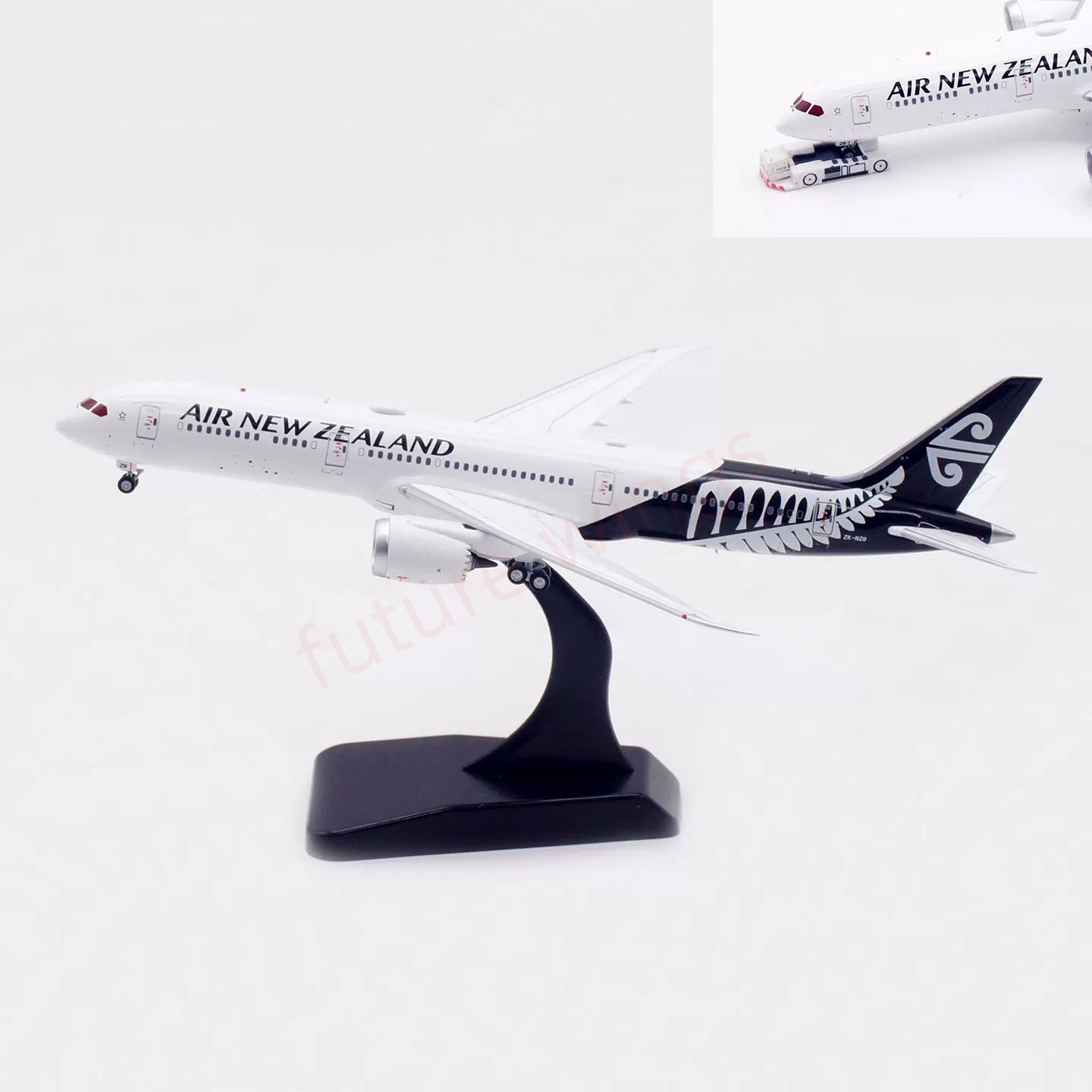 1:400 Aviation400 Air New Zealand B787-9 ZK-NZR Aircraft Model Free Tractor+Stand