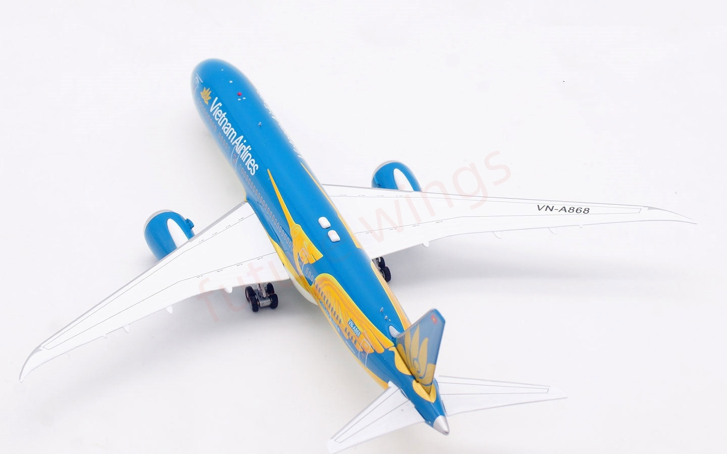 1:400 Aviation400 Vietnam Airlines B787-9 VN-A868 Aircraft Model Free Tractor+Stand