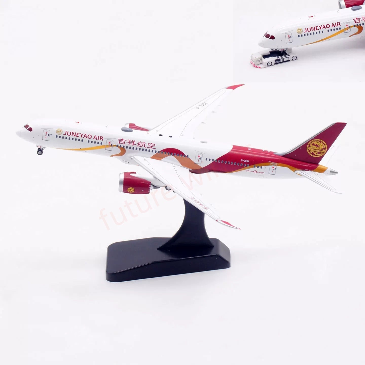 1:400 Aviation400 JuneYao Air B787-9 B-208A Aircraft Model Free Tractor+Stand