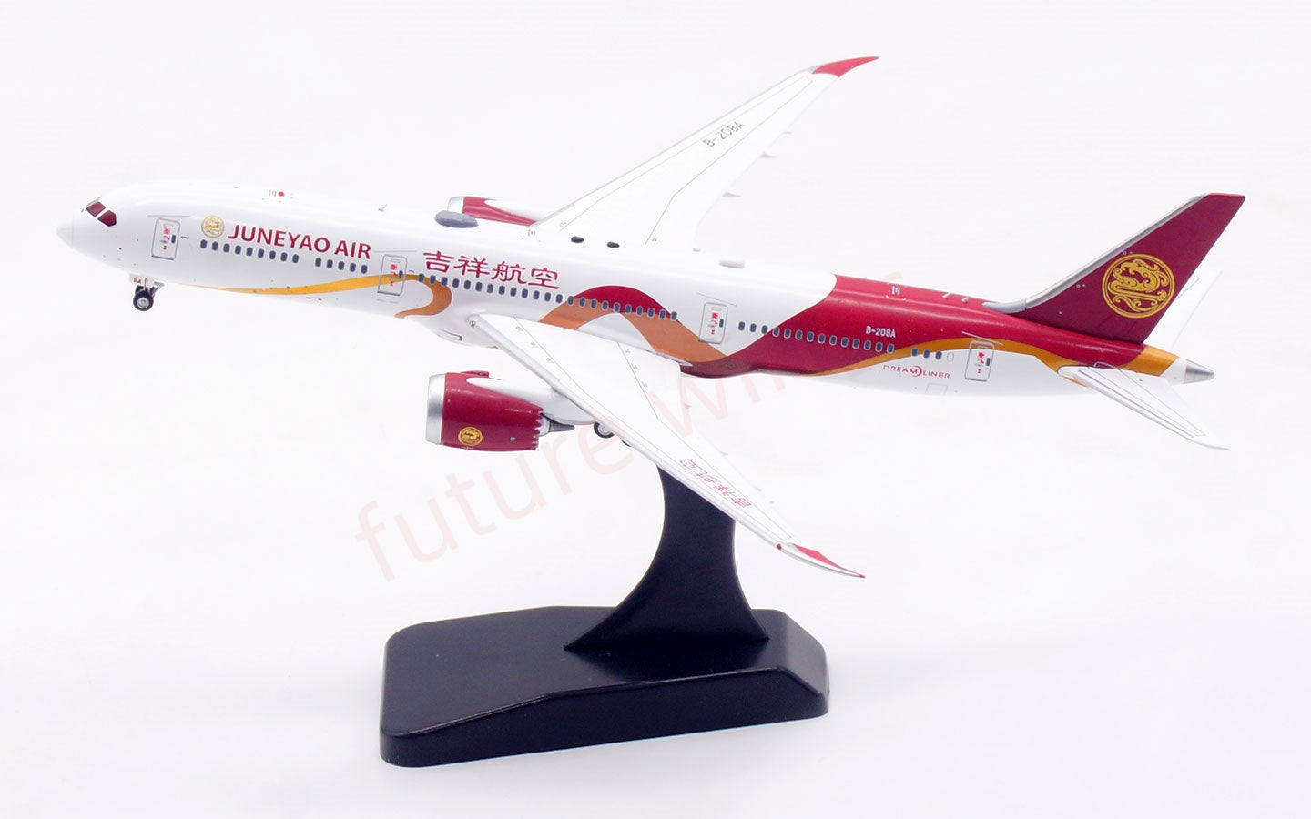 1:400 Aviation400 JuneYao Air B787-9 B-208A Aircraft Model Free Tractor+Stand