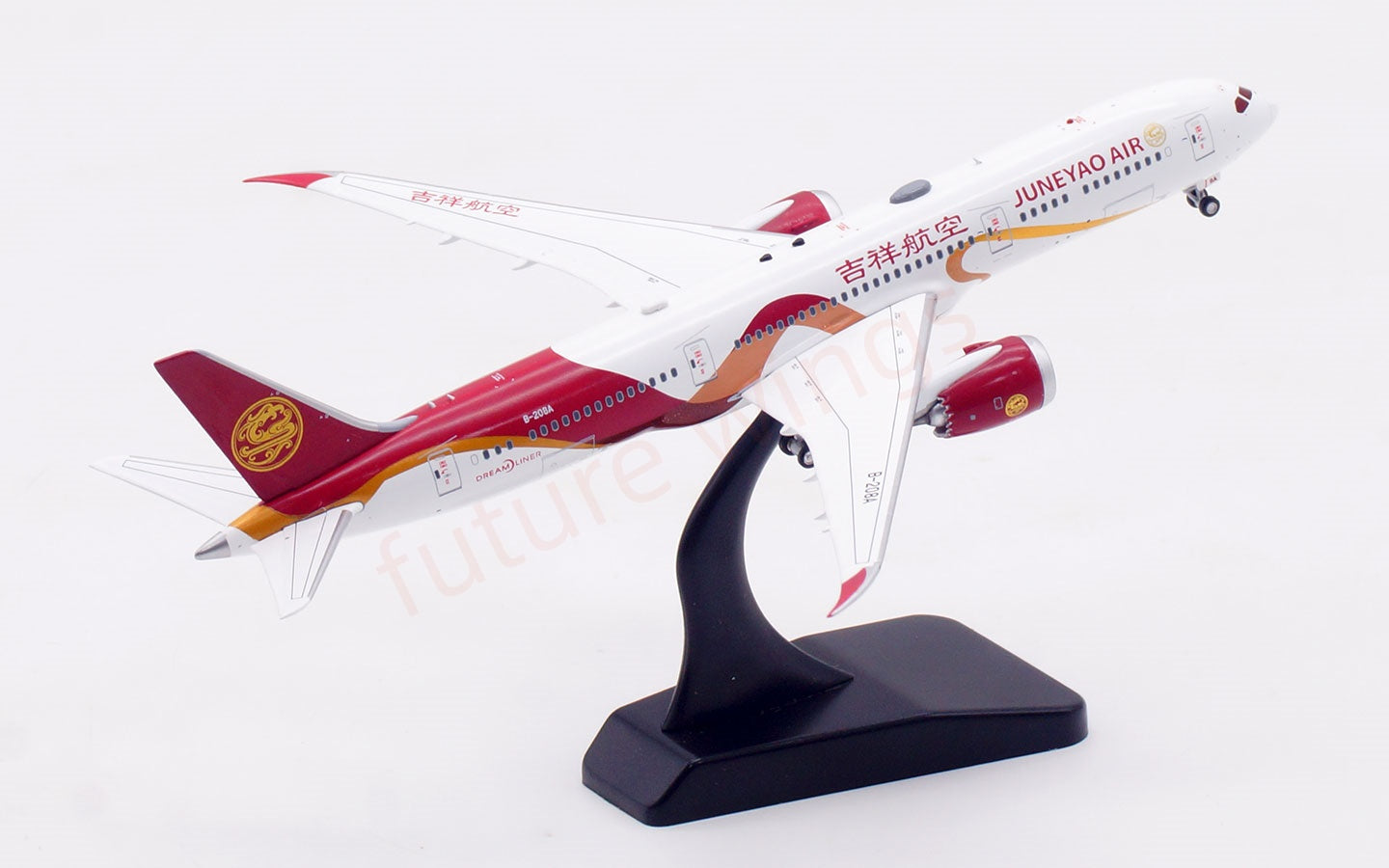 1:400 Aviation400 JuneYao Air B787-9 B-208A Aircraft Model Free Tractor+Stand