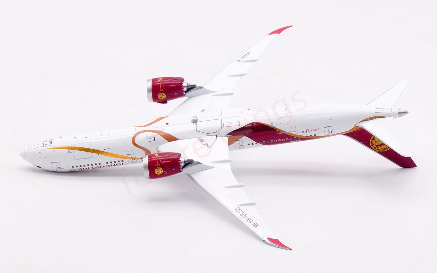 1:400 Aviation400 JuneYao Air B787-9 B-208A Aircraft Model Free Tractor+Stand