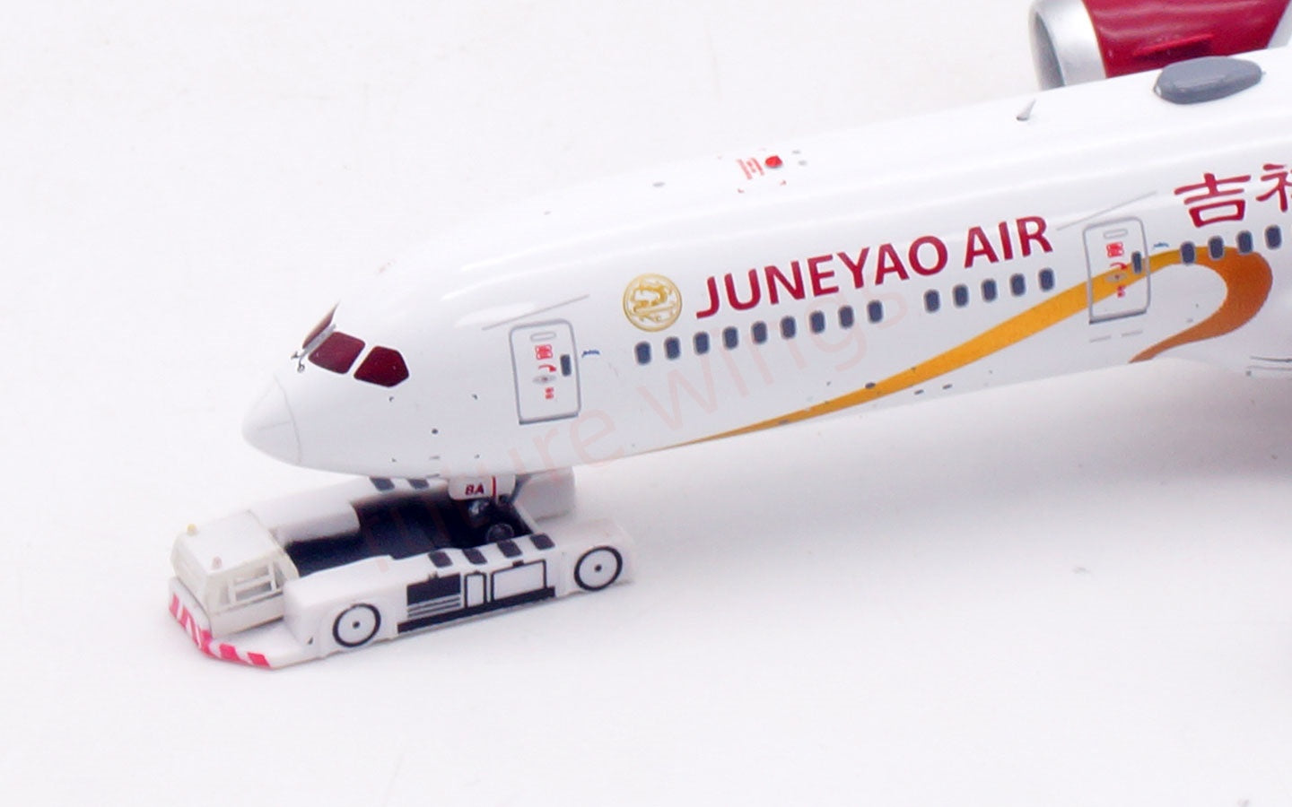 1:400 Aviation400 JuneYao Air B787-9 B-208A Aircraft Model Free Tractor+Stand
