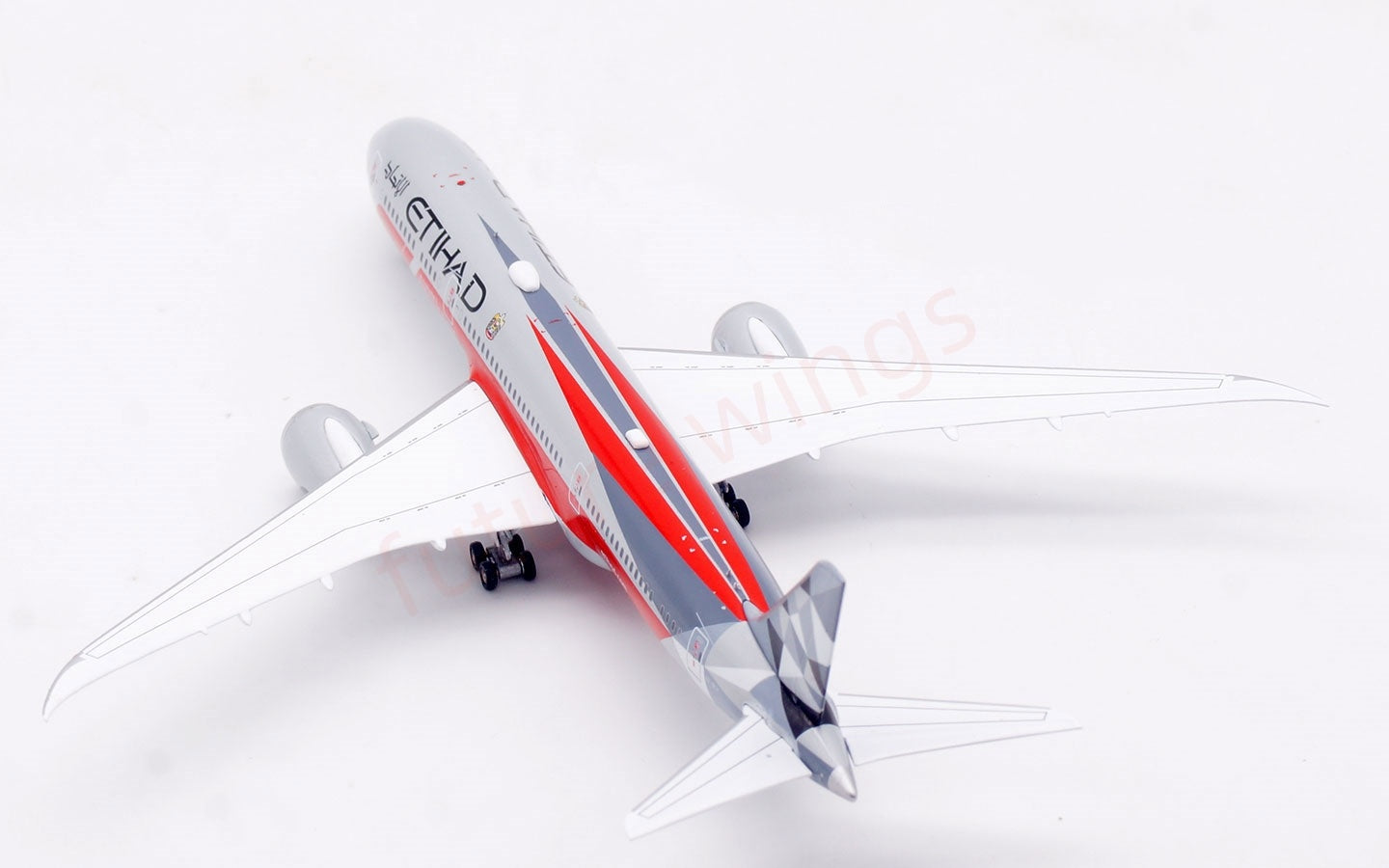 1:400 Aviation400 Etihad Airways B787-9 A6-BLV "F1" Aircraft Model Free Tractor+Stand