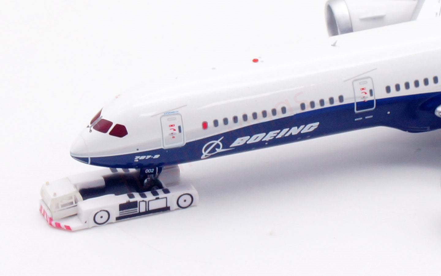 1:400 Aviation400 Boeing House Color B787-9 N789FT Aircraft Model Free Tractor+Stand